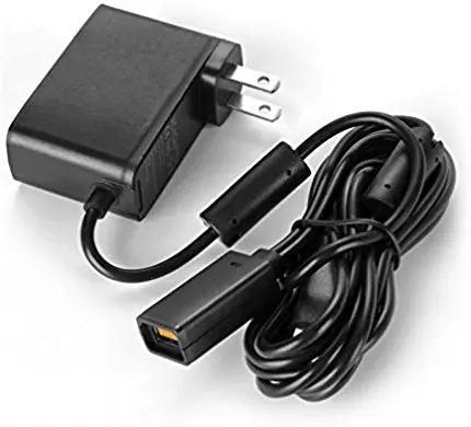 Xbox 360 Kinect Power Supply Adapter Cable Replacement For Kinect Sensor System USB Power Cord 12V 1.08A Black