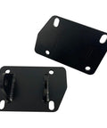 Top Shelf Badass Engine Swap Kit LS Motor Mount Set Frame Brackets Bushings For Chevy LS1 LS6 4 Bolt Pattern heavy duty black brackets