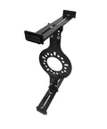 Wheel Fitment Simulator Tool Precisely Gauges Tire And Rim Dimensions For Bulletproof Clearance Checks Sweet Mockup Gauge side view, black steel frame.