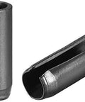 Close-up of Slotted Spring Pins Set 6Mm By 14Mm 65Mn Tension Pins with smooth finish; ideal for DIY gear repairs.