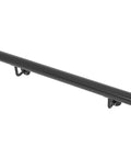 Wall Mounted Stainless Steel Handrail For Indoor Stairs Showing Off A Matte Coat And Tank Grade Build That Takes Scratches Like A Boss While Keeping Your Steps Locked Down Tight. Close-up angle of matte black handrail.