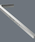 Tool Check Modular Hex Keys Set With Hex Plus Profile, single chrome-plated L-key with laser-engraved size marking.
