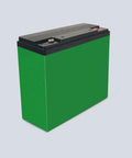 Rugged DIY 12V 20Ah Li Ion Battery Case For 72 18650 Cells Waterproof Storage Box Holder For Powerwall Build And Electric Sprayer Rig Gear Green side view
