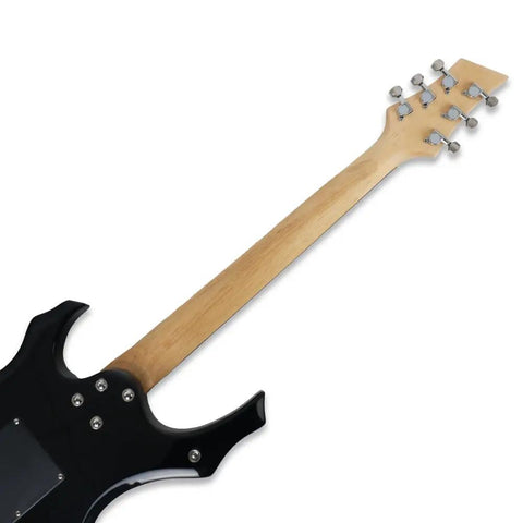 39 Inch Electric Guitar Beginner Friendly Starter Kit With 20W Amplifier Bundle Black Noiseless Cable 24 Frets Tremolo Solid Maple Neck