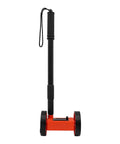Ace At Garden Layouts With Compact Four Inch Mini Measuring Wheels for measuring distances with bright red handle and smooth rolling wheels.