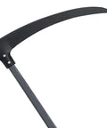 Durable Steel Scythe With Grinding Stone For Gardening And Harvesting, 59 Cm Blade And 145 Cm Snath, sharp curved blade on handle