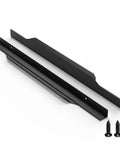 5 Pack 400mm Black Edge Finger Pull Drawer Door Handle For Cabinets And Furniture Aluminum Alloy Long Concealed Design with screws