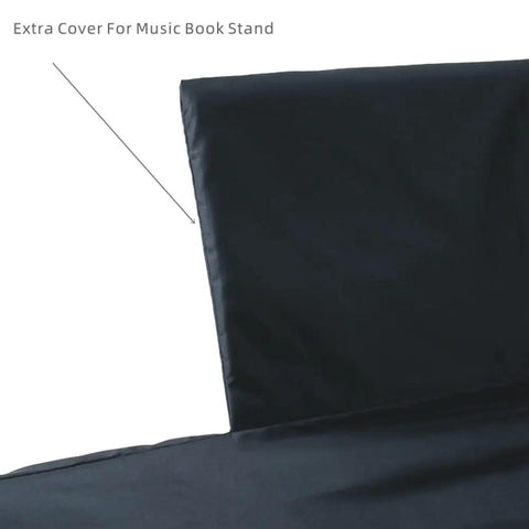 Extra cover feature of Dust-Proof 88 Key Digital Piano Keyboard Cover With Velvet Lining for music book stand.