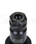 Top view of BT30 ER16 80mm Collet Chuck Tool Holder 0.0001 TIR High Precision Milling Spindle Adapter with hex nut.