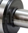 Close-up of 3MT Long Nose Live Center For Lathe CNC With Triple Bearing, showing the 60 Degree Point and shank detail.