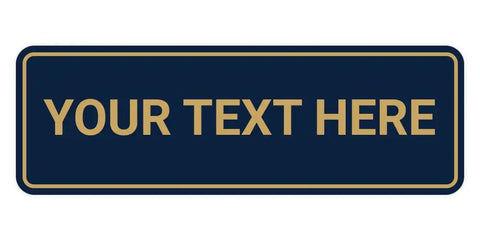 Custom Plastic Wall And Door Sign Personalized Text For Home Office Business And Property Use No Fuss Easy To Install