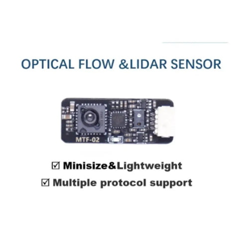 Optical And Lidar Sensor MTF02 For ArduPilot PX4 INAV With UART At 50Hz 0.02 To 2 M Range shown with components visible.