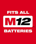 M12 Fuel Compact Cordless Band Saw With 2.5 Inch Throat Depth And 30.56 Inch Blade Fits All M12 Batteries