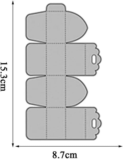 Metal Cutting Dies Set For DIY Scrapbooking Cards Gift Box Embossing Stencil Kit Box Making Dies for precise paper craft