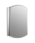 Archer Aluminum Space-Saving Single-Door Bathroom Medicine Cabinet With Mirror, 20-Inch Wide By 31-Inch High, side view