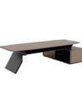 Top Tier Executive Computer Desk For Modern Home Office Workstation Featuring Rock Solid Build And Sleek Smooth Surface, 2400x1800mm.