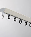 Solid Aluminum Sliding Barn Door Track Kit featuring smooth as butter quiet glide with adjustable rail for spaces.