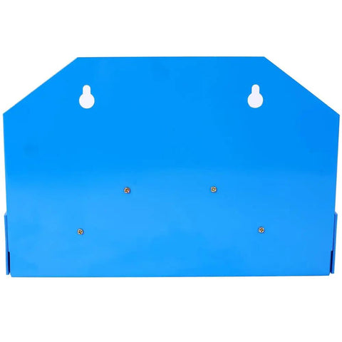 All-In-One 58 Piece Heavy-Duty T Slot Clamping Kit wall mount for milling machines storage, vibrant blue color with mounting holes