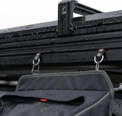 T Slot Loop 4 Pack Heavy Duty Roof Rack Tie Down Anchors for Roof Top Tents Truck Bed Rails and Overland Gear Aluminum D Ring
