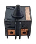 Built Like A Tank Heavy Duty Power Switch For Angle Grinder And Cordless Electric Tools OEM Grade Replacement Toggle Switch, compact black design.
