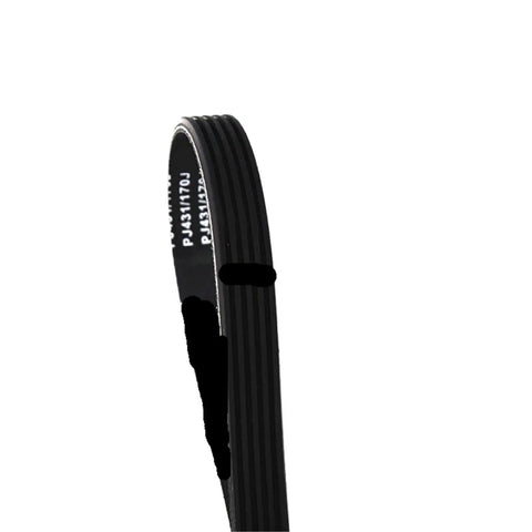 Heavy Duty Rubber Conveyor Belt With Five Ribs Built To Last And Tough As Nails Compatible With PJ262 PJ267 PJ270 PJ272 PJ280 PJ296 PJ300 PJ302 PJ305 PJ307 307mm Stability Compact Design Pro Grade Quality For Industrial Conveyors, black ribbed belt