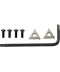 Beefy Two Tungsten Carbide Cutter Inserts Replacement Kit For MP Basic MP Pro Scout And MP Legend Multipliers Includes Hex Wrench And Four Replacement Screws Black