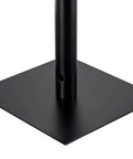 Base of Desktop Studio Monitor Stands Pair Pro Grade Heavy Duty Steel Adjustable Height 12 To 18 Inches Stage Right Series