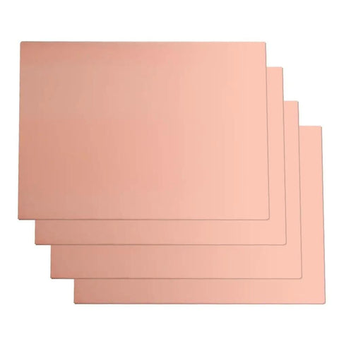 DIY Copper Clad Laminate PCB Pack Of 5 FR4 Single Sided Circuit Boards 10x15cm for prototyping and learning projects