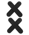 4 Pack Recessed Door Pulls with Strong Adhesive for Sliding Closet Doors and Panel Doors, in black, elegant flush handle design