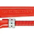 Swedish Pattern Pipe Wrench S Shape With Slim Design 45 Degree Angled Jaws Offset Teeth For Opposite Direction Gripping