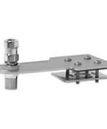 Stainless Steel Bedrail Stakehole Antenna Mount For Pickup Trucks No Drilling Clamp On Easily For CB And Ham Radio Antennas