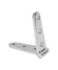 Beefy Heavy Duty Rotatable 300 Degree Cupboard Door Butt Hinge for Yachts and Marine Cabinets, stainless steel, mirror polished