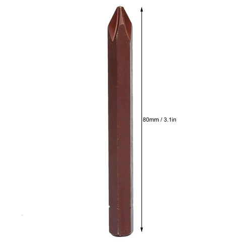 Heavy Duty Alloy Steel Screwdriver Bit Kit With 30 Pieces For Home Repair And DIY Projects, Includes 40mm And 80mm Bits With Secure Tip Design To Prevent Bending Under Heavy Force And Save Your Hands During Any Tough Job. 80mm alloy steel screwdriver bit