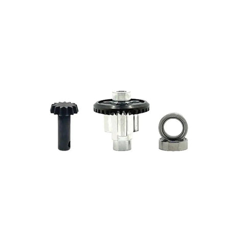 Hyper Go H12Y Plus H12P 1 To 12 Scale RC Car Front And Rear Umbrella Gears Upgrade Kit In Heavy Duty Metal Bevel Gear Set For Smoother Power Transfer Quiet Durable Spare Parts, metal RC gears and bearing
