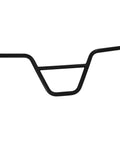 Black Steel Ski Bike Handlebar With 29.1 Inch Length And 9.4 Inch Rise, Heavy Duty Steel, Universal Fit, Side View