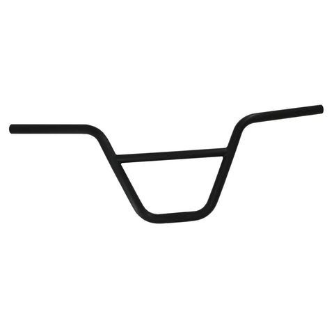 Black Steel Ski Bike Handlebar With 29.1 Inch Length And 9.4 Inch Rise, Heavy Duty Steel, Universal Fit, Side View