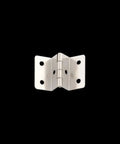 10pcs Foldable Right Angle Cabinet Hinges 6 Hole Silver Iron For DIY Furniture Cabinets And Drawers Clamping 24mm Board