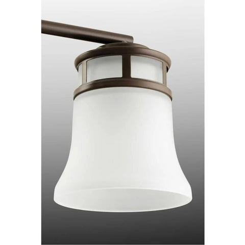 Coastal Five Light Chandelier With Etched Glass Shades In Antique Bronze Modern Gas Light Look Pendant Light close-up of a shade