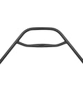 Top view of Lightweight Aluminum 6061 Gravel Bike Handlebar For Touring Multifunction Crossbar With Wide 690mm Span, black color.
