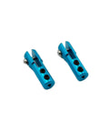 Two Piece Blue Aluminum RC Boat Servo Arm Linkage Steering Clip And Pushrod Set For RC Airplane Boat Ship DIY Models Heavy Duty Aluminum Alloy Pushrod Clip M2x150mm, blue aluminum clips