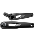 Rival Crank Arm Assembly For Road Bikes 160mm 12 To 13 Speed 8 Bolt Direct Mount DUB Spindle Black aluminum crankset.