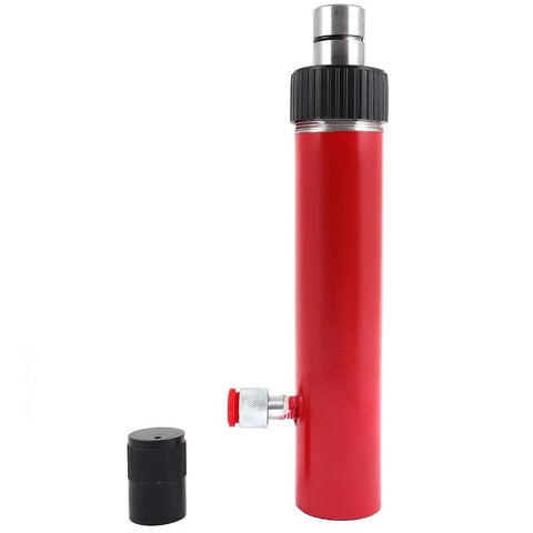 Top Shelf 10 Ton Hydraulic Porta Power Hand Pump Built With Hella Sturdy Chrome Plungers And Heavy Duty Forged Steel Bodies For Direct Frame Straightening And Dead Reliable Shop Grind Performance