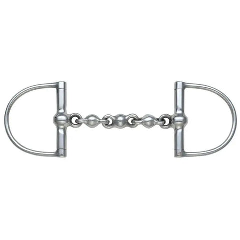 Stainless Steel Waterford Dee Bit For Horses, 5 Inch Mouthpiece, Strong Action For Experienced Riders, Dee Rings For Control