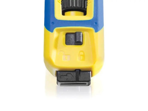 4-70 Cable Knife System For Round Cable Stripping With 28mm And 35mm Hooks Yellow One Pack close-up of tool mechanism