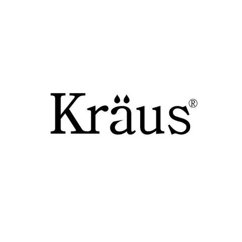Logo of Kraus, a brand offering Irruption Blue Rectangular Glass Vessel Sink For Bathroom With Satin Nickel Drain Sleek Modern Look Built To Last