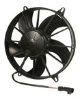 Spal 30102800 Eleven Inch Curved Blade Puller Cooling Fan With One Thousand Sixty Four Cfm Airflow For Radiator And Engine Bay Applications.