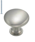 Satin Nickel Cabinet Knobs Set 15 Pack Round One And One Eighth Inch Dresser Pulls With Brushed Nickel Finish Zinc Alloy Hardware