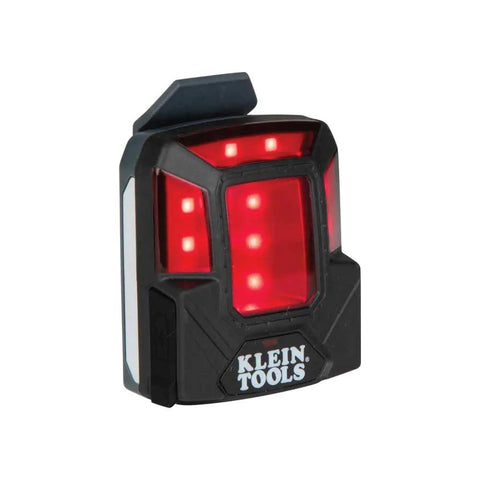 Rechargeable Safety Light With Magnet For Hard Hats And Helmets Red LED Visible Up To Quarter Mile Four Modes And Up To 52 Hours Runtime