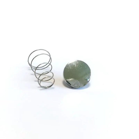 Fresh Sony Camera Shutter Button Replacement For Dsc W30 W35 W50 W55 W70 Repair Upgrade Durable Plastic Shutter Switch Quick Fix Accessory High Quality Sits Perfectly Tight No Sweat Install, featuring a plastic button and metal spring.