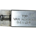 Top view of 944-214 944S Boring Bar Tool Holder with engraved text on steel surface, ready to install for vintage projects.